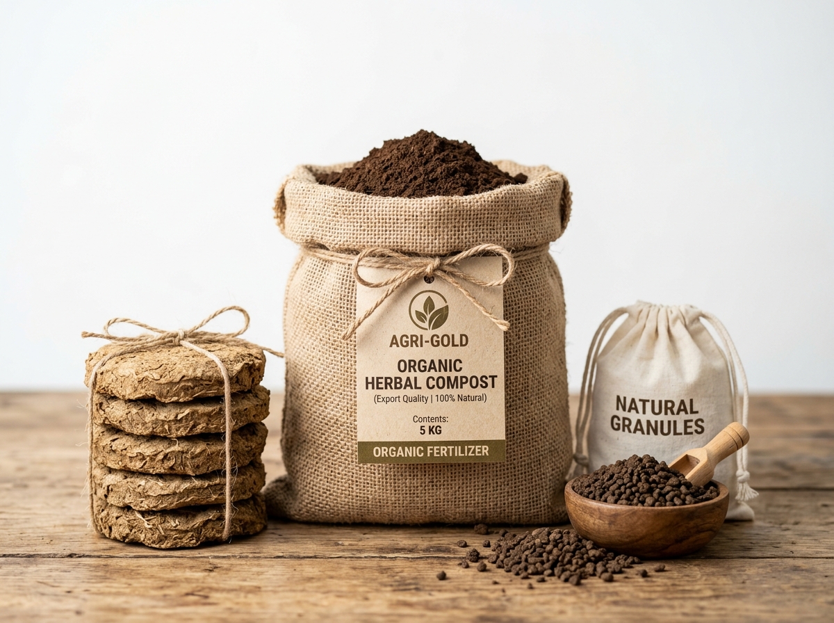 Cow Dung Herbal Compost