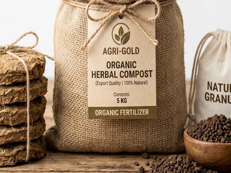 Cow Dung Herbal Compost - Herbal Soil Mix
