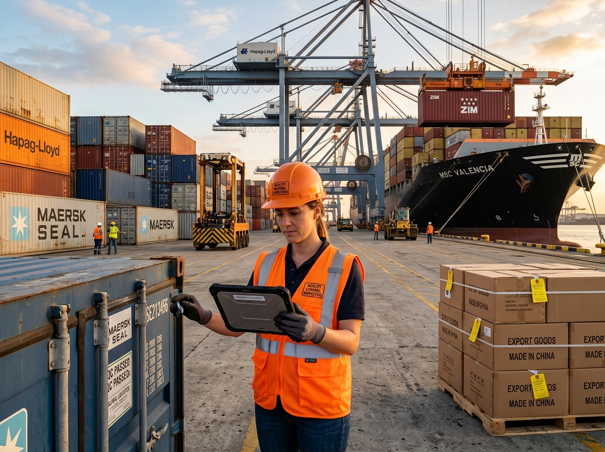 Quality Inspection & Container Port Ocean Freight Logistics