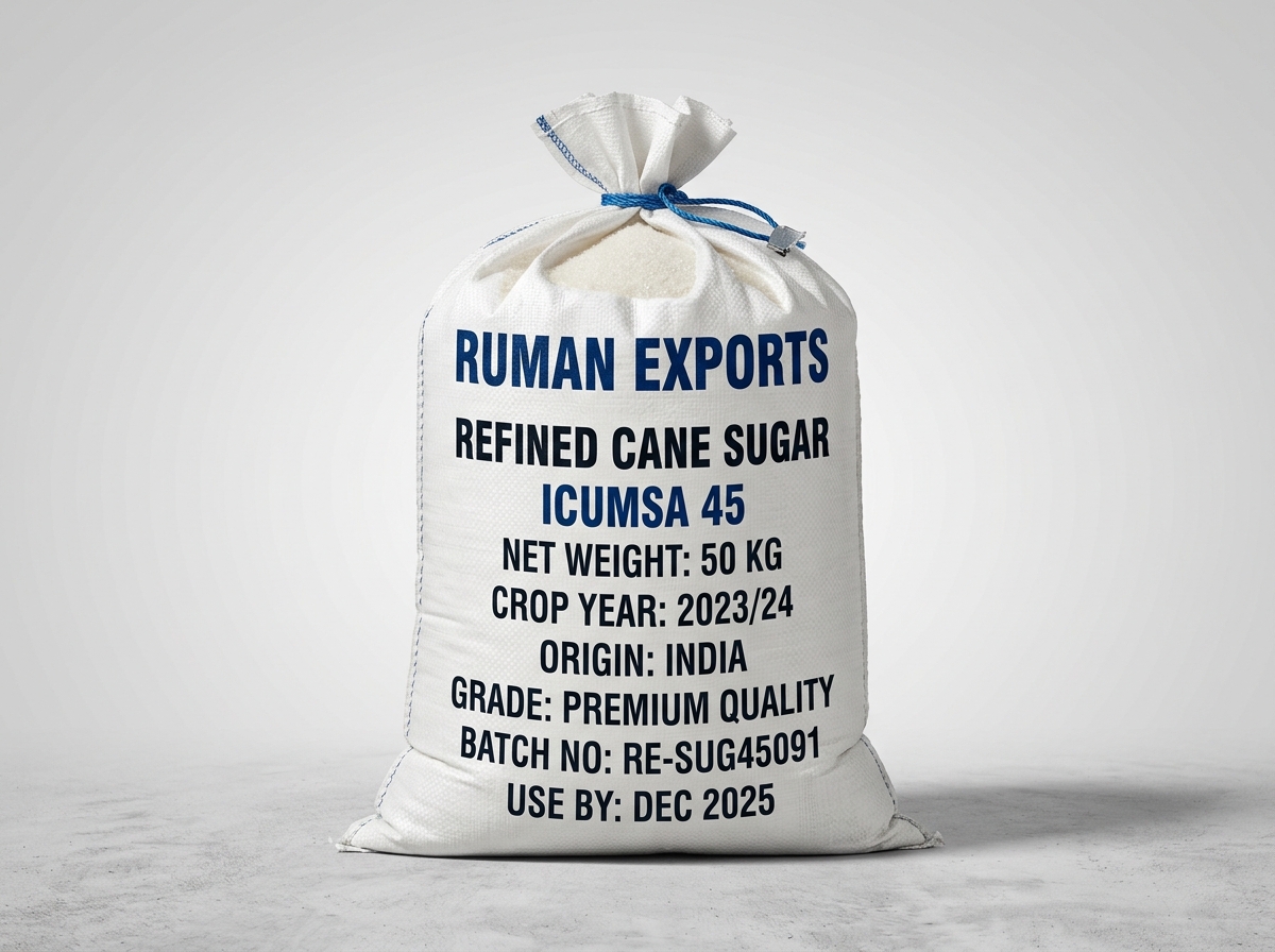 White Sugar (ICUMSA 45) - PP Bag Packaging